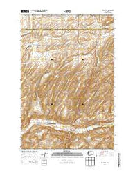Kahlotus Washington Current topographic map, 1:24000 scale, 7.5 X 7.5 Minute, Year 2014