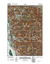 Kalama Washington Historical topographic map, 1:24000 scale, 7.5 X 7.5 Minute, Year 2011
