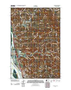 Kalama Washington Historical topographic map, 1:24000 scale, 7.5 X 7.5 Minute, Year 2011