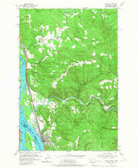 Kalama Washington Historical topographic map, 1:24000 scale, 7.5 X 7.5 Minute, Year 1953