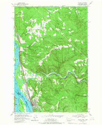 Kalama Washington Historical topographic map, 1:24000 scale, 7.5 X 7.5 Minute, Year 1953