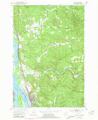 Kalama Washington Historical topographic map, 1:24000 scale, 7.5 X 7.5 Minute, Year 1953