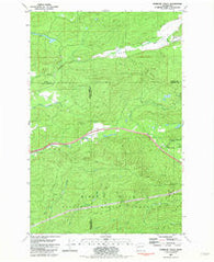 Kamilche Valley Washington Historical topographic map, 1:24000 scale, 7.5 X 7.5 Minute, Year 1981