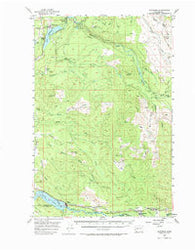 Kapowsin Washington Historical topographic map, 1:62500 scale, 15 X 15 Minute, Year 1956