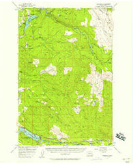 Kapowsin Washington Historical topographic map, 1:62500 scale, 15 X 15 Minute, Year 1956