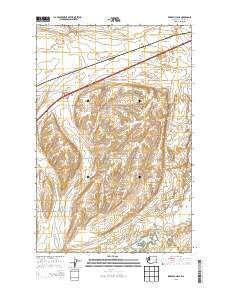 Karakul Hills Washington Current topographic map, 1:24000 scale, 7.5 X 7.5 Minute, Year 2013