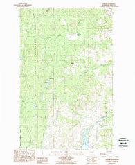 Karamin Washington Historical topographic map, 1:24000 scale, 7.5 X 7.5 Minute, Year 1988