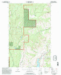 Karamin Washington Historical topographic map, 1:24000 scale, 7.5 X 7.5 Minute, Year 1992