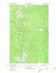 Keller Washington Historical topographic map, 1:62500 scale, 15 X 15 Minute, Year 1952