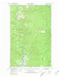 Keller Washington Historical topographic map, 1:62500 scale, 15 X 15 Minute, Year 1952
