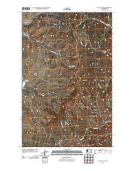 Keller Butte Washington Historical topographic map, 1:24000 scale, 7.5 X 7.5 Minute, Year 2011