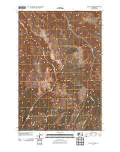 Kellogg Creek Washington Historical topographic map, 1:24000 scale, 7.5 X 7.5 Minute, Year 2011