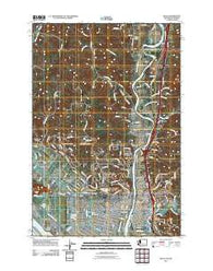 Kelso Washington Historical topographic map, 1:24000 scale, 7.5 X 7.5 Minute, Year 2011
