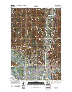 Kelso Washington Historical topographic map, 1:24000 scale, 7.5 X 7.5 Minute, Year 2011