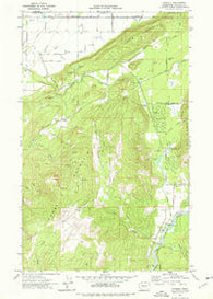 Kendall Washington Historical topographic map, 1:24000 scale, 7.5 X 7.5 Minute, Year 1972