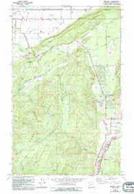Kendall Washington Historical topographic map, 1:24000 scale, 7.5 X 7.5 Minute, Year 1972