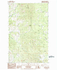 Kentry Ridge Washington Historical topographic map, 1:24000 scale, 7.5 X 7.5 Minute, Year 1985