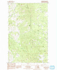 Kentry Ridge Washington Historical topographic map, 1:24000 scale, 7.5 X 7.5 Minute, Year 1985