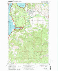 Kettle Falls Washington Historical topographic map, 1:24000 scale, 7.5 X 7.5 Minute, Year 1969
