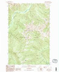 Kimta Peak Washington Historical topographic map, 1:24000 scale, 7.5 X 7.5 Minute, Year 1990