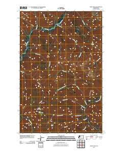 Kimta Peak Washington Historical topographic map, 1:24000 scale, 7.5 X 7.5 Minute, Year 2011