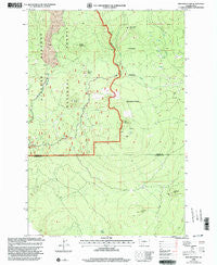 King Mountain Washington Historical topographic map, 1:24000 scale, 7.5 X 7.5 Minute, Year 1998
