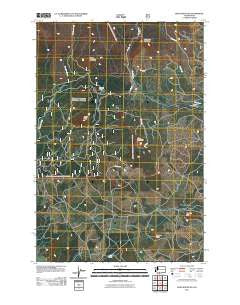King Mountain Washington Historical topographic map, 1:24000 scale, 7.5 X 7.5 Minute, Year 2011