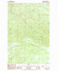 Kiona Peak Washington Historical topographic map, 1:24000 scale, 7.5 X 7.5 Minute, Year 1987