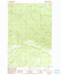 Kiona Peak Washington Historical topographic map, 1:24000 scale, 7.5 X 7.5 Minute, Year 1987