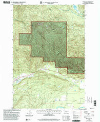 Kiona Peak Washington Historical topographic map, 1:24000 scale, 7.5 X 7.5 Minute, Year 1998