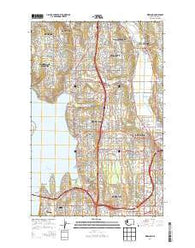 Kirkland Washington Current topographic map, 1:24000 scale, 7.5 X 7.5 Minute, Year 2014