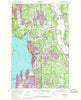Kirkland Washington Historical topographic map, 1:24000 scale, 7.5 X 7.5 Minute, Year 1950
