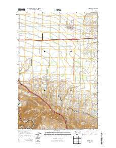 Kittitas Washington Current topographic map, 1:24000 scale, 7.5 X 7.5 Minute, Year 2013