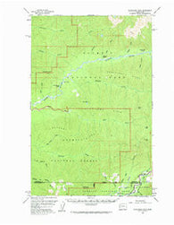 Kloochman Rock Washington Historical topographic map, 1:62500 scale, 15 X 15 Minute, Year 1956