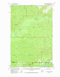 Kloochman Rock Washington Historical topographic map, 1:62500 scale, 15 X 15 Minute, Year 1956