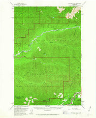 Kloochman Rock Washington Historical topographic map, 1:62500 scale, 15 X 15 Minute, Year 1956