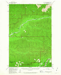 Kloochman Rock Washington Historical topographic map, 1:62500 scale, 15 X 15 Minute, Year 1956