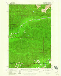 Kloochman Rock Washington Historical topographic map, 1:62500 scale, 15 X 15 Minute, Year 1956