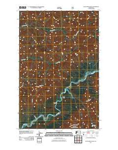 Kloochman Rock Washington Historical topographic map, 1:24000 scale, 7.5 X 7.5 Minute, Year 2011