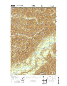 Kloochman Rock Washington Current topographic map, 1:24000 scale, 7.5 X 7.5 Minute, Year 2014