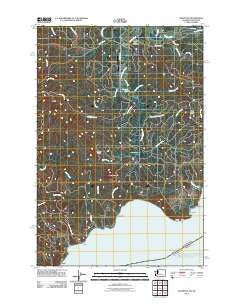 Knappton Washington Historical topographic map, 1:24000 scale, 7.5 X 7.5 Minute, Year 2011