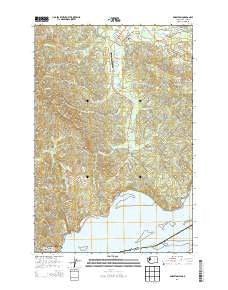 Knappton Washington Current topographic map, 1:24000 scale, 7.5 X 7.5 Minute, Year 2014
