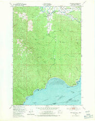 Knappton Washington Historical topographic map, 1:24000 scale, 7.5 X 7.5 Minute, Year 1949