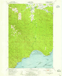 Knappton Washington Historical topographic map, 1:24000 scale, 7.5 X 7.5 Minute, Year 1949