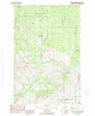 Knowlton Knob Washington Historical topographic map, 1:24000 scale, 7.5 X 7.5 Minute, Year 1989