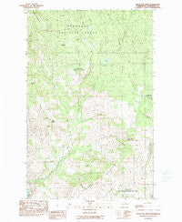 Knowlton Knob Washington Historical topographic map, 1:24000 scale, 7.5 X 7.5 Minute, Year 1989