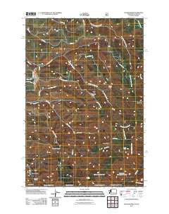 Kooskooskie Washington Historical topographic map, 1:24000 scale, 7.5 X 7.5 Minute, Year 2011