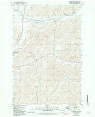 La Crosse East Washington Historical topographic map, 1:24000 scale, 7.5 X 7.5 Minute, Year 1981