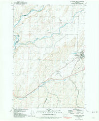 La Crosse West Washington Historical topographic map, 1:24000 scale, 7.5 X 7.5 Minute, Year 1981