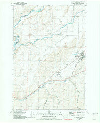 La Crosse West Washington Historical topographic map, 1:24000 scale, 7.5 X 7.5 Minute, Year 1981